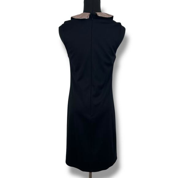 Hutch Maintained by Moxie Black Peter Pan Collar Shift Dress Womens Size Small - Picture 8 of 10